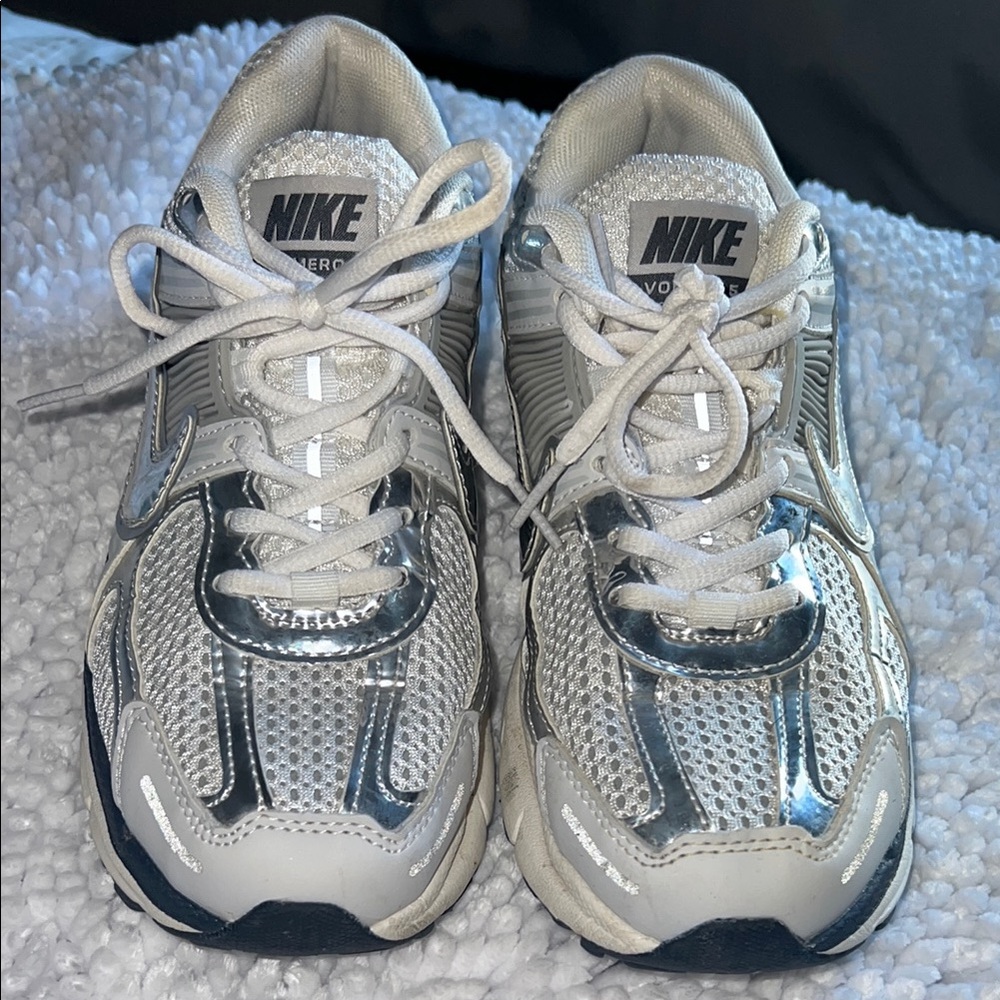 Nike Silver and Gray Sneakers